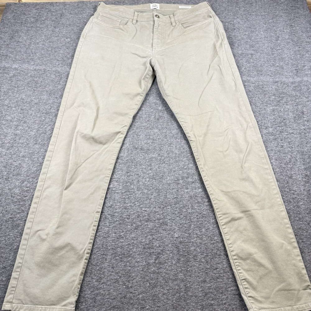 Flint And Tinder Pants Men 34x34 Green Chino 365 Tapered Fit Stretch Huckberry